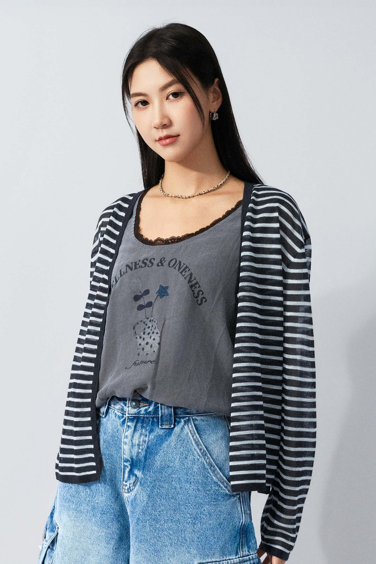 幼間透薄針織cardigan（預購產品）