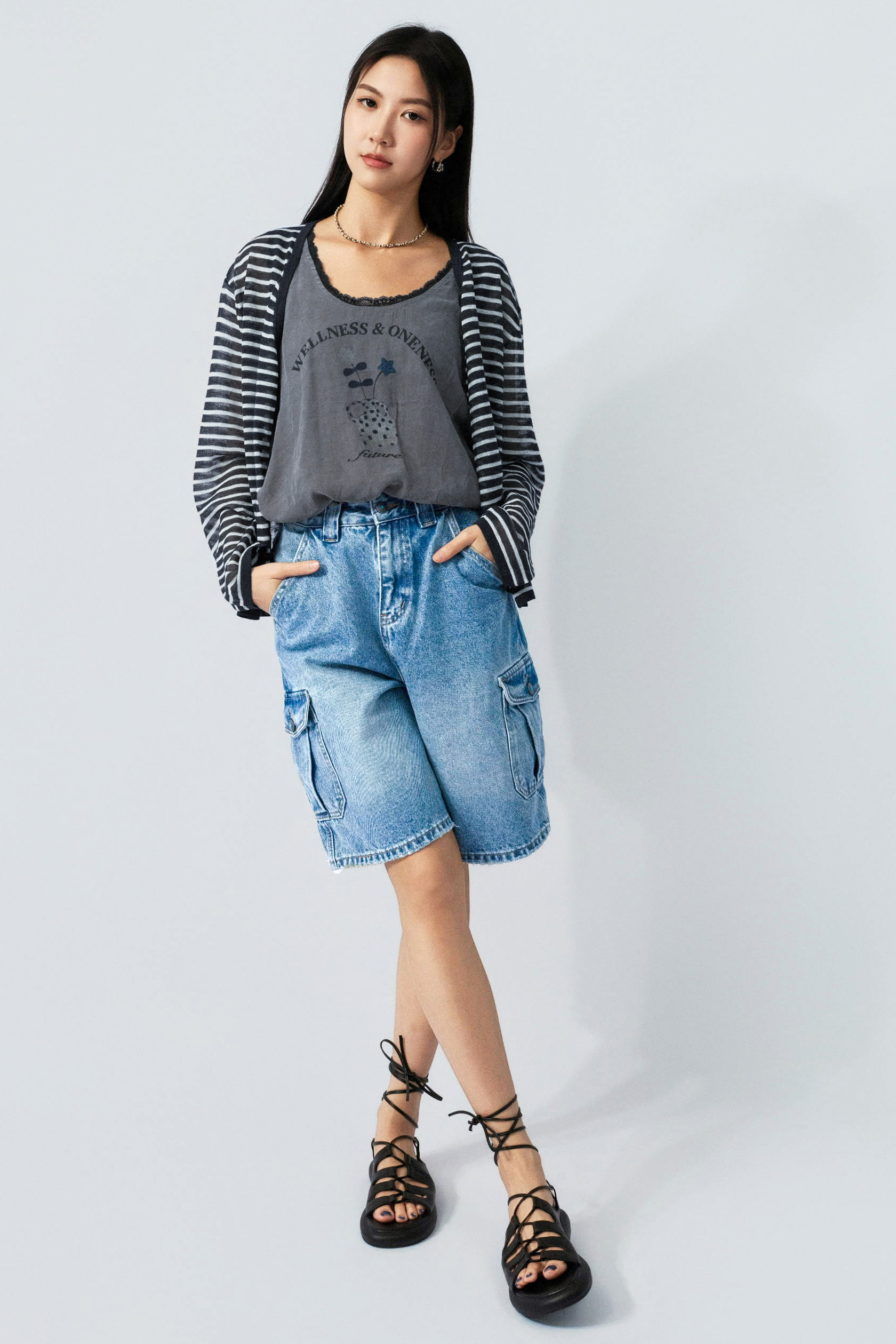幼間透薄針織cardigan（預購產品）