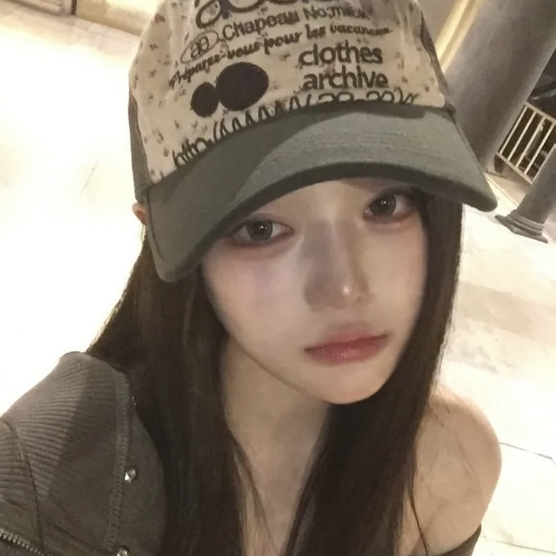 aeae WEB LOGO FLOWER MESH CAP 小碎花 花朵 網眼帽 老帽 兩色