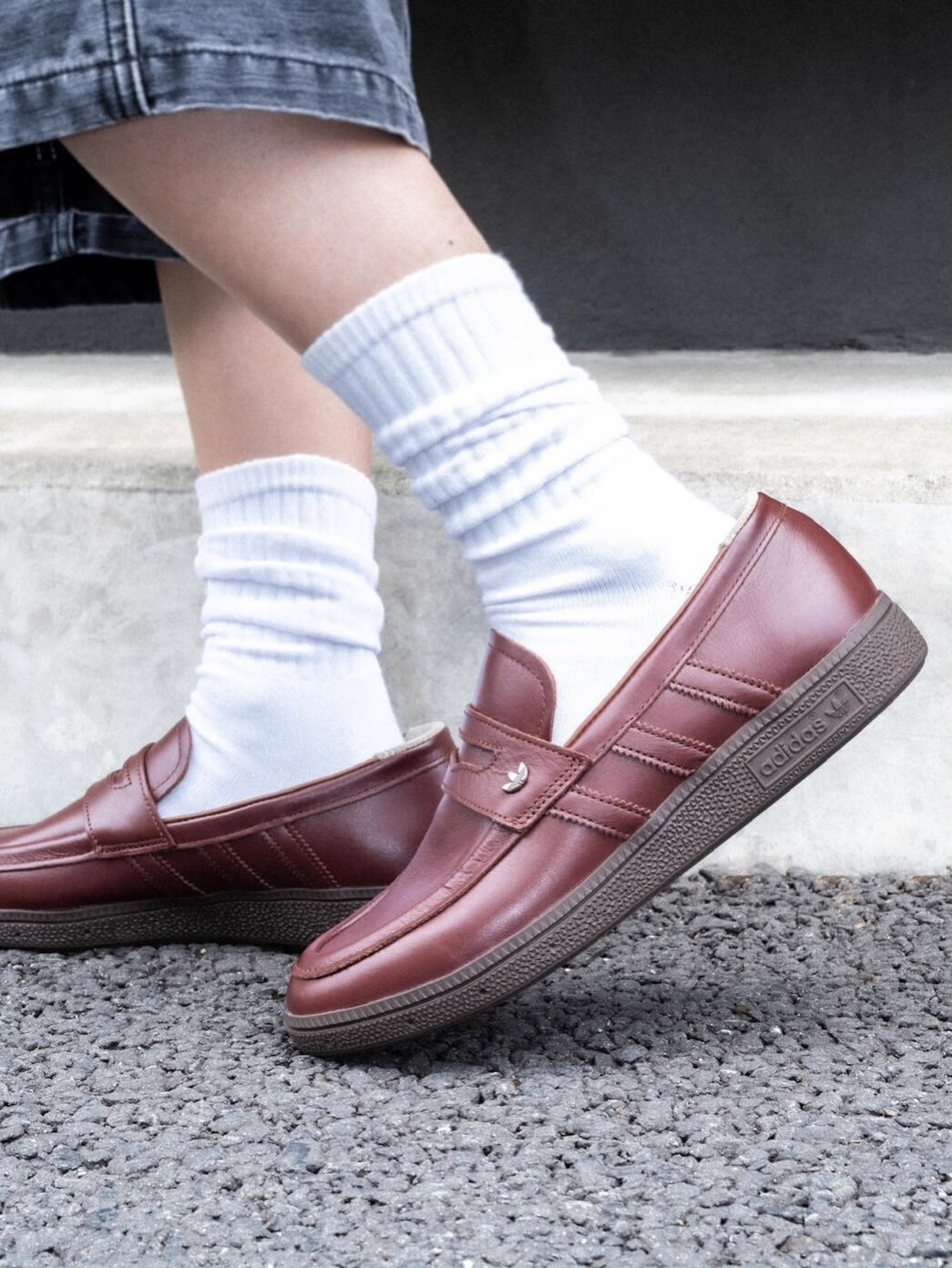 ADIDAS HANDBALL SPEZIAL LOAFER PREM 紅棕 樂福鞋 復古 金屬標 三葉草 男女鞋 KJ5787 / 預購