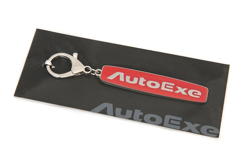 AUTOEXE 紅色LOGO造型鑰匙圈