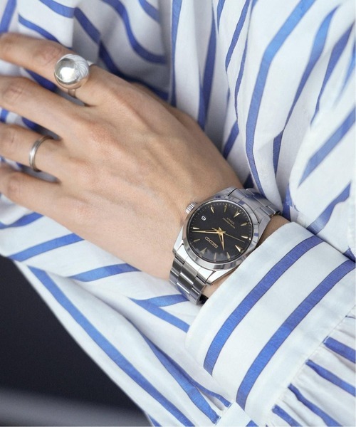 [預購] HIROB × IENA × SEIKO 別注黑面腕錶 日本製