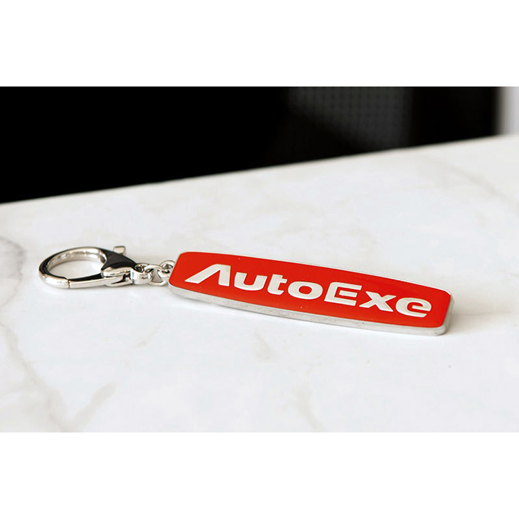 AUTOEXE 紅色LOGO造型鑰匙圈