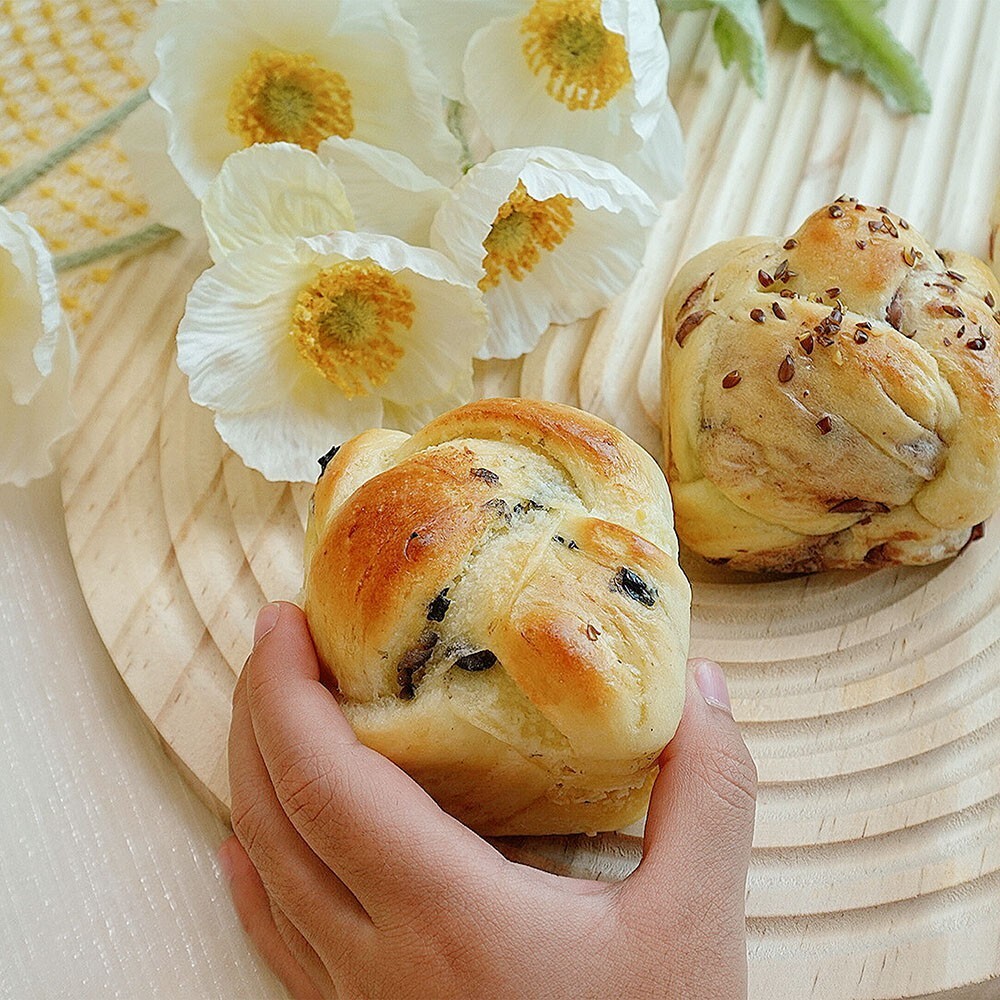 【樂森藥局】(冷凍1500免運) 童心好食館 寶寶麵包亞麻籽菠菜紅豆 (微調味)1Y+