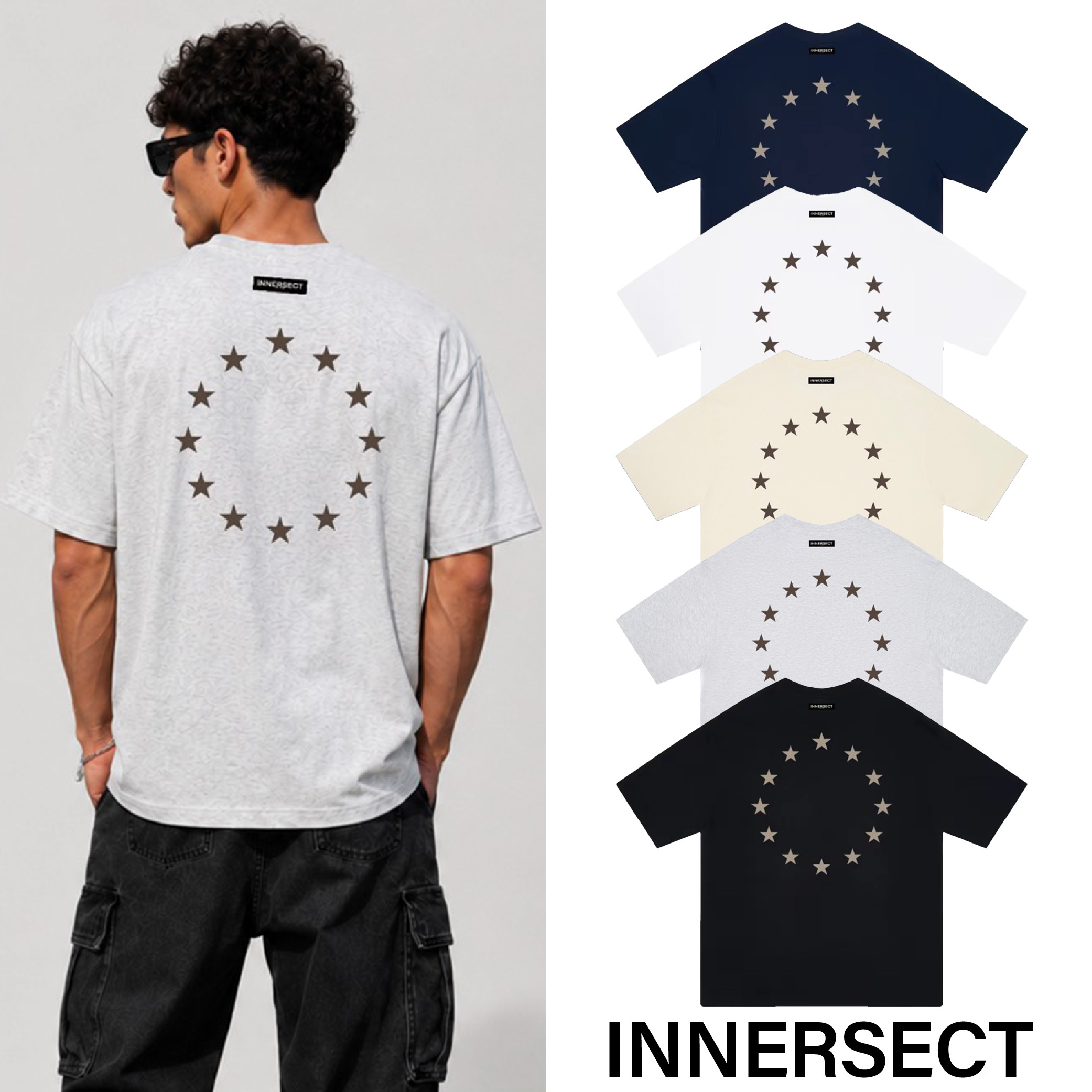 INNERSECT 三生萬物 星星 星環 Logo 陳冠希 Clot FOG ESSENTIALS 26年新款 短袖 短Tee 男女休閒上衣 IN26H6DX016