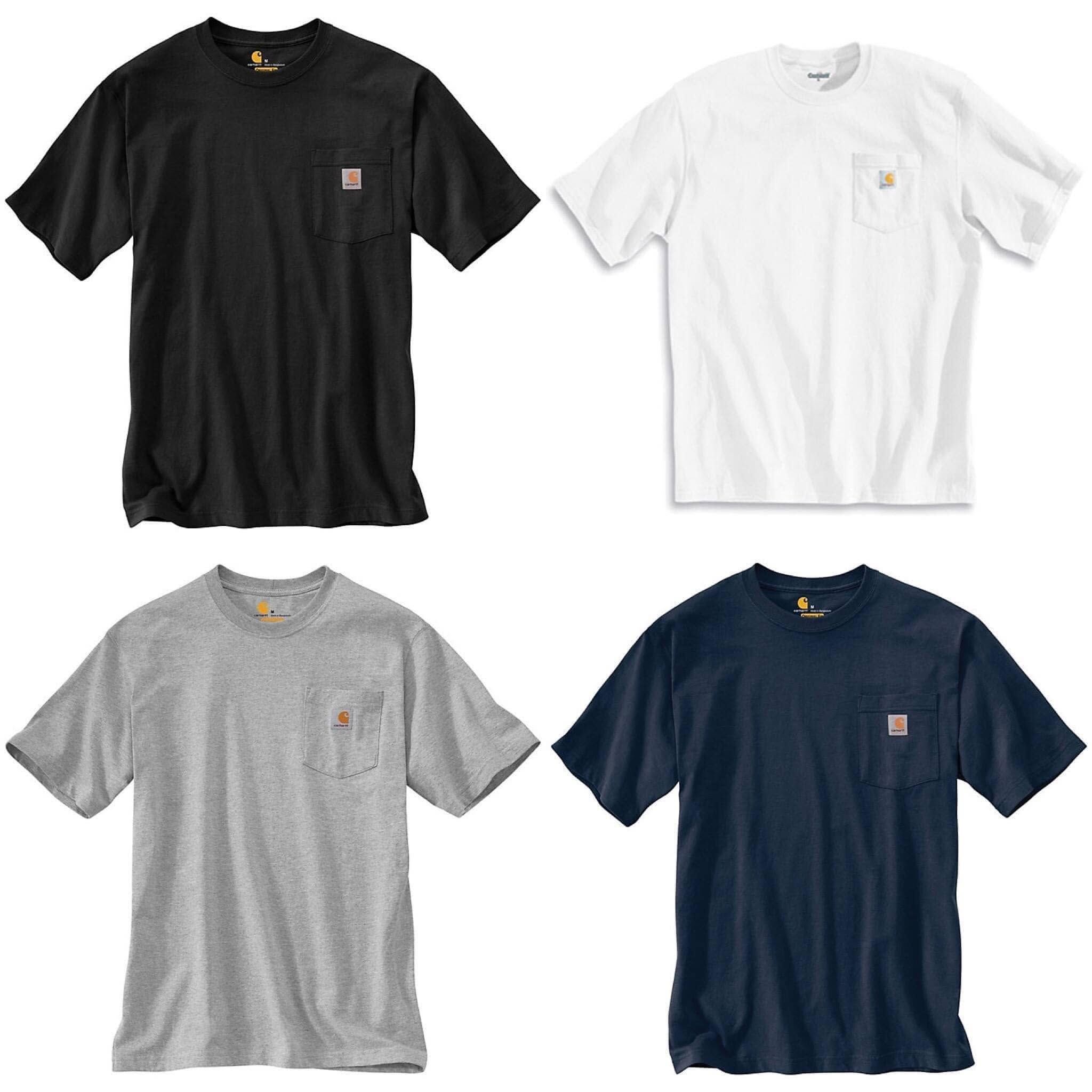 Carhartt 美線 K87 經典厚磅口袋Ｔ