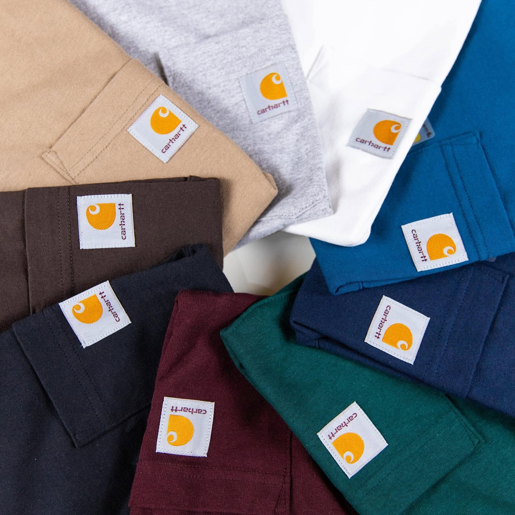 Carhartt 美線 K87 經典厚磅口袋Ｔ