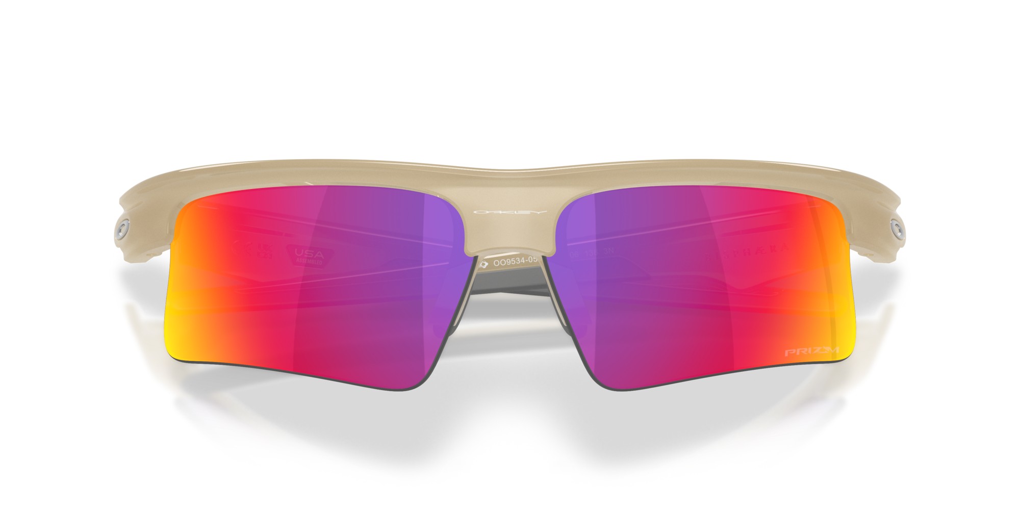 OAKLEY |BISPHAERA SPEED  "Prizm Road Lenses,  Sandstorm Frame"