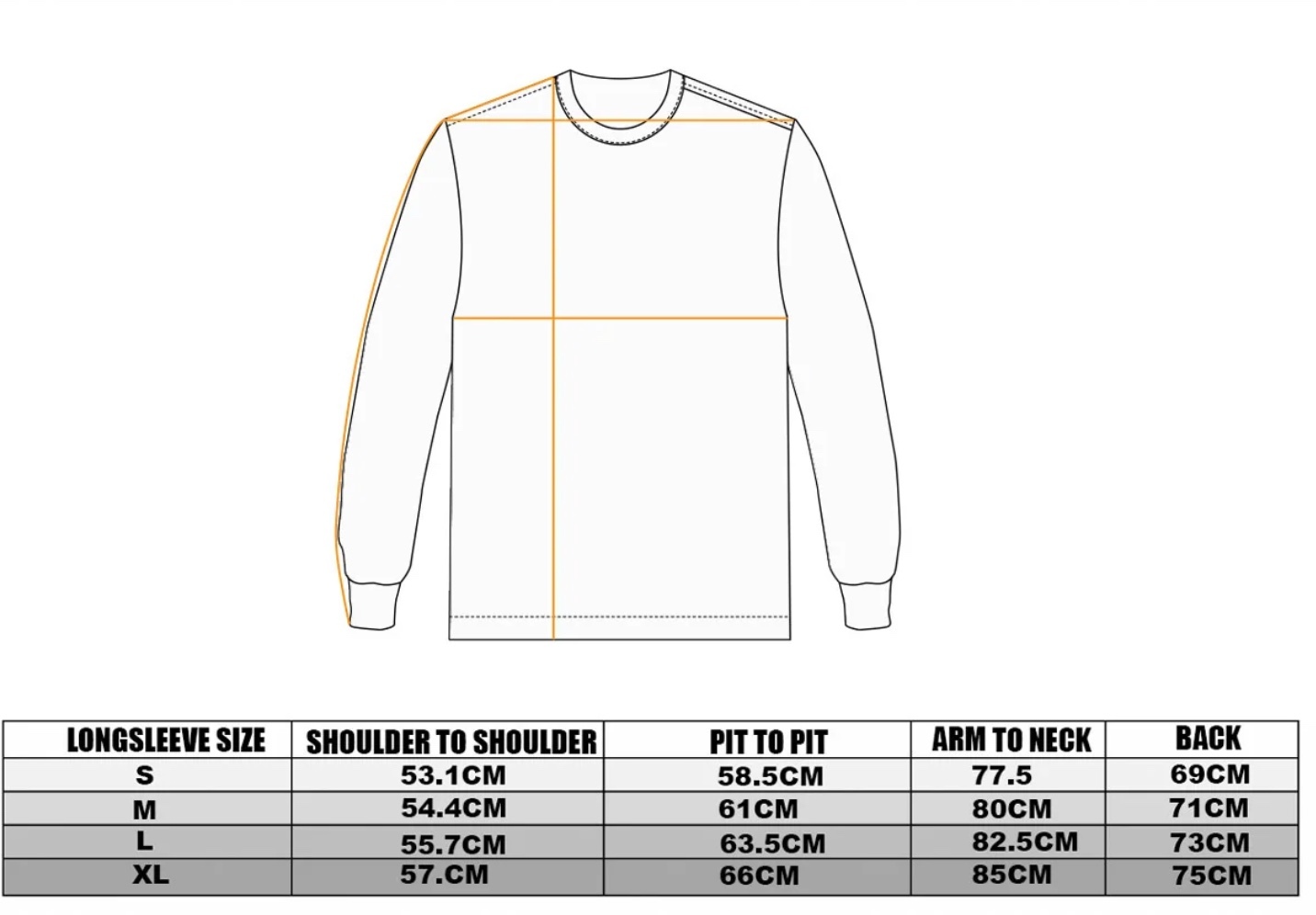 TTT DOUBLE HEADED LONGSLEEVE WHITE