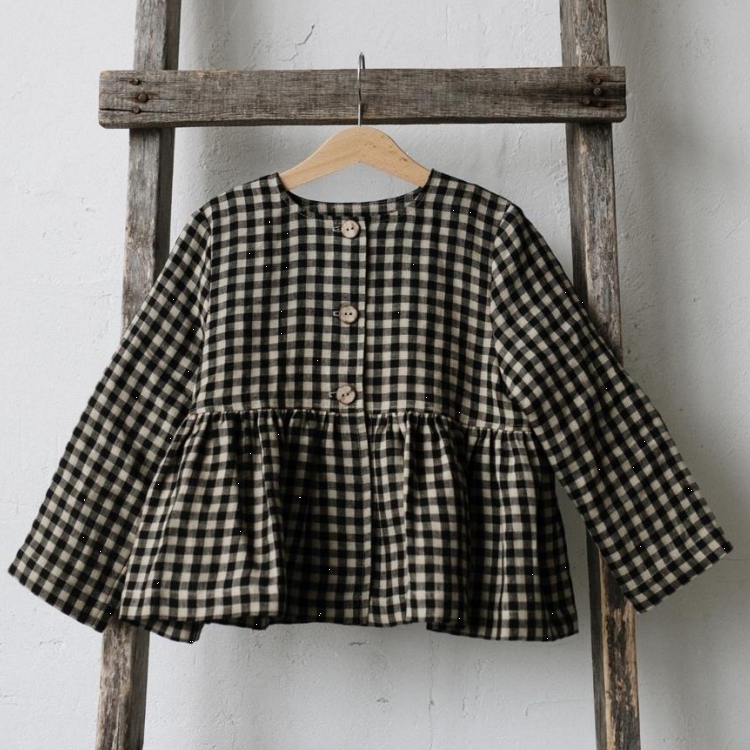 (預購)ALL THE BEAUTIFUL LINEN 手工荷葉擺外套 RUFFLE JACKET