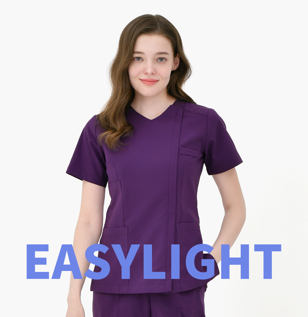 20808 EASYLIGHT 女款刷手服 茄紫