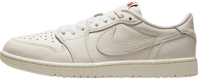 【官網限定】 Jordan 1 Retro Low OG Sail 奶油 皮革 男鞋 HQ6998-100 VI