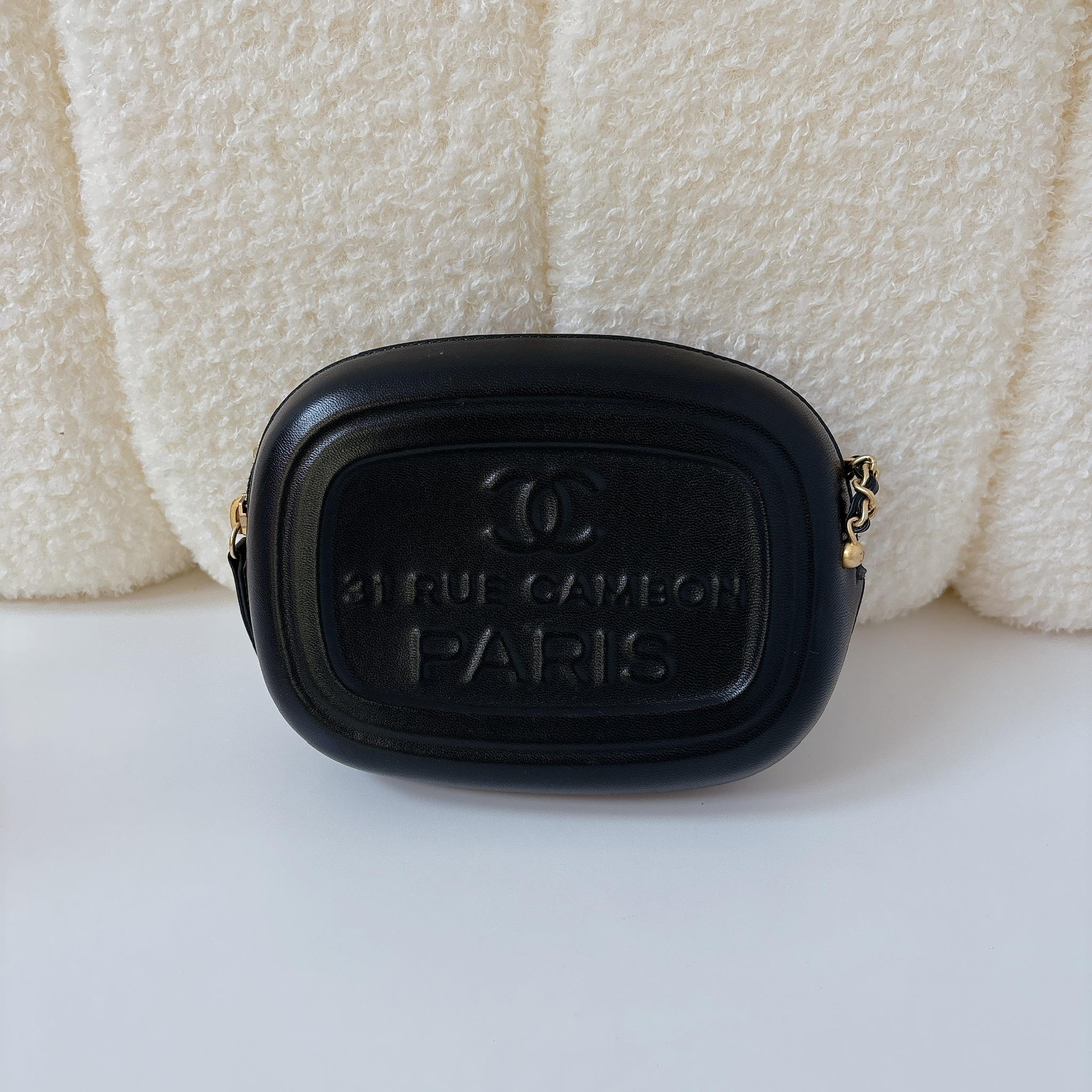 Chanel Mini Savon De Marseille Camera Case Bag - Black / GHW