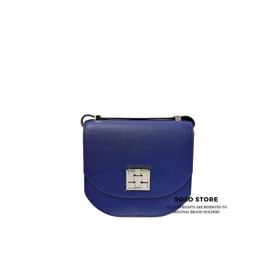 Hermès Mosaique au 24 Bag - Bleu Indigo 76 / SHW