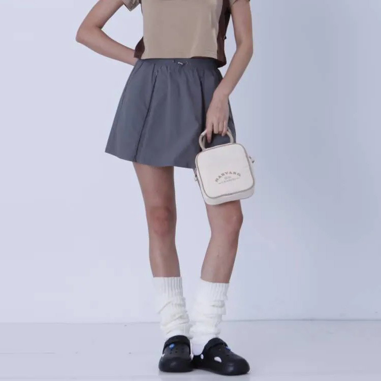 NCAA SKORT 灰色 鬆緊帶 兩穿式 褲裙 短裙【7522150110】