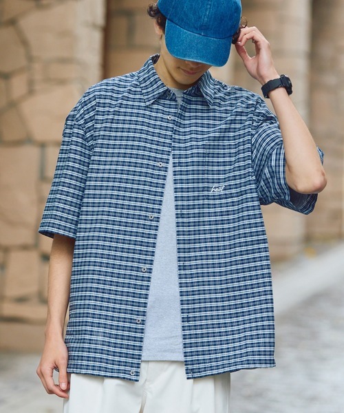 日本 HECT Logo Drawstring Shirt [sh1682]