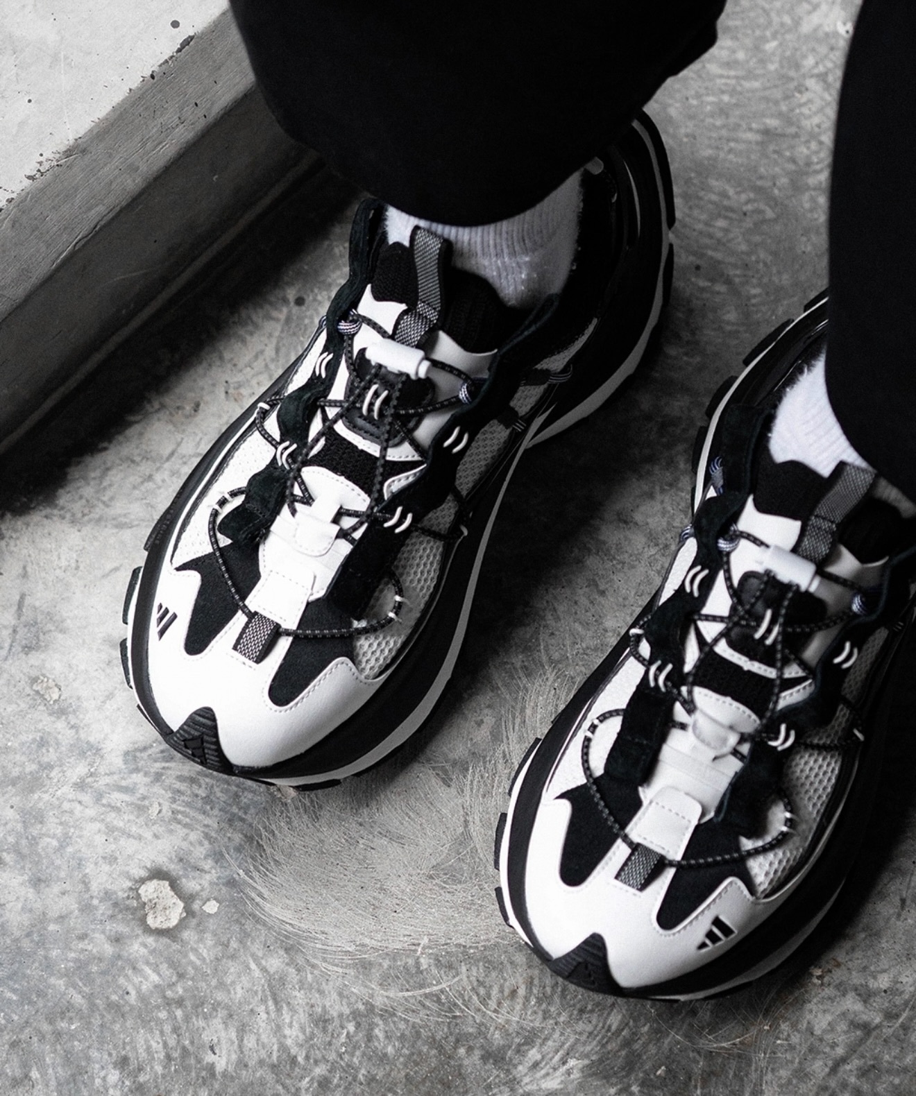 Adidas FOS XLG SPEED HIKE BLACK WHITE 輕機甲戶外行山鞋 KK1916