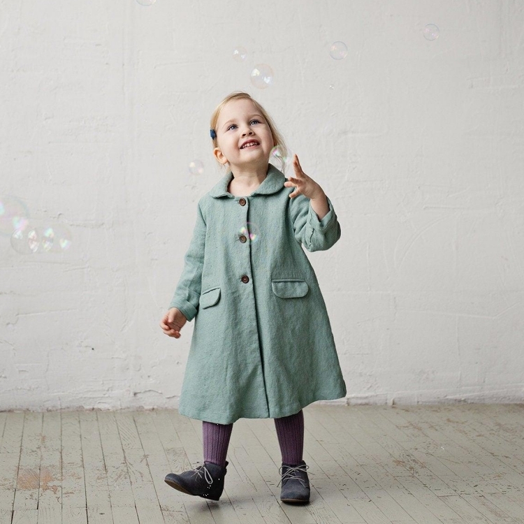 (預購)ALL THE BEAUTIFUL LINEN 復古長版大衣外套 LONG COAT