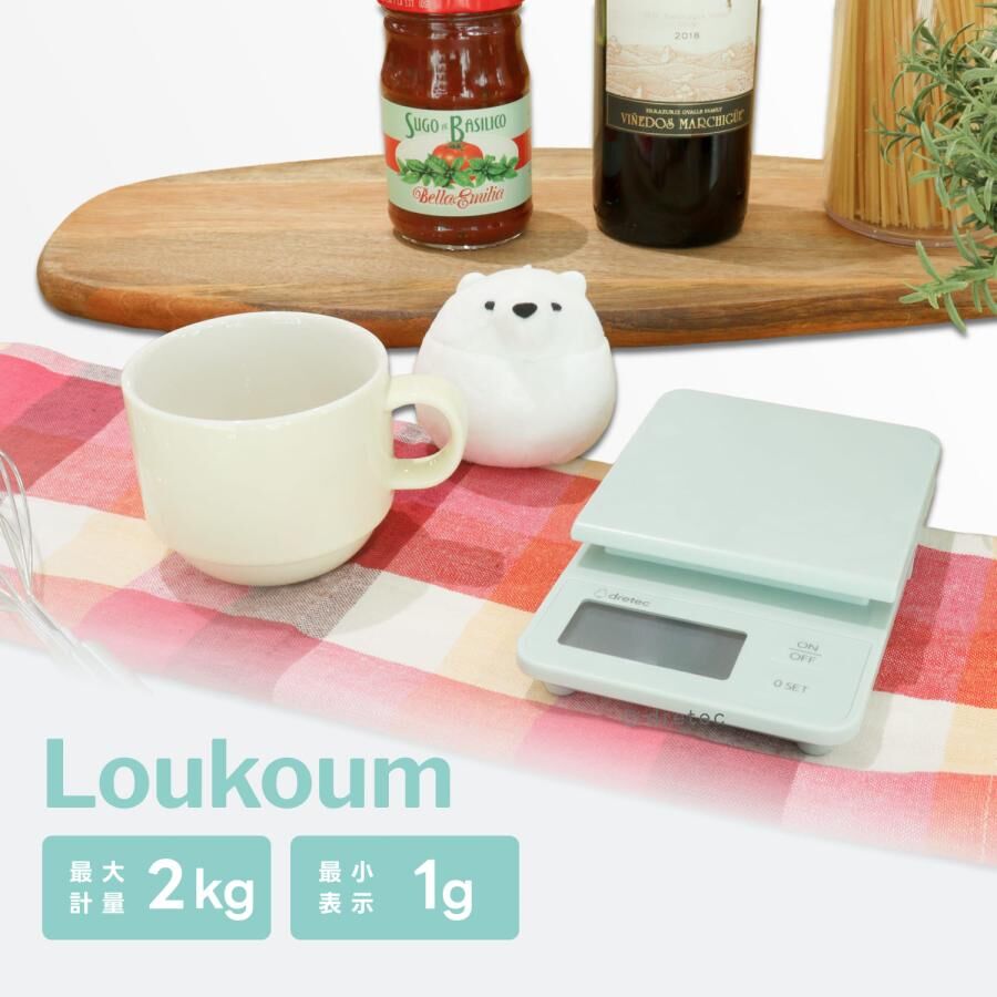 Dretec Loukoum 2KG Digital scale (Minimum 1g) KS-745GN