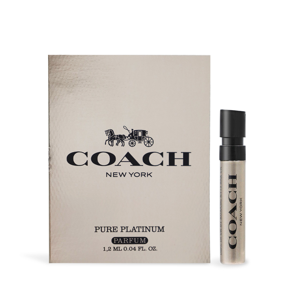 COACH 時尚鉑金香精針管(1.2ml)-隨身香水-公司貨
