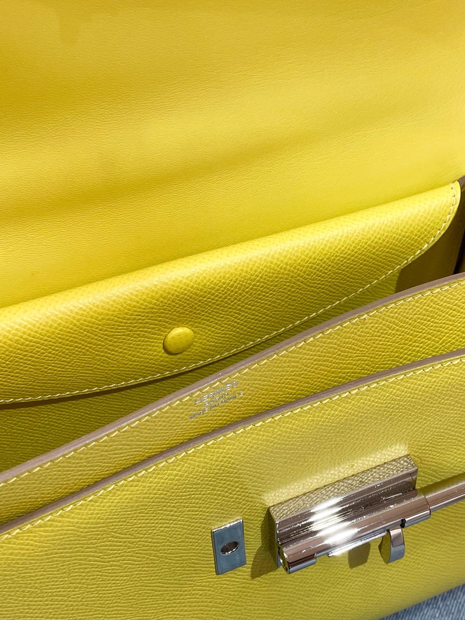 Preloved Hermès Verrou Epsom Leather Lime 9R PHWHK$3x,xxx (HK$2,000 即時落訂)