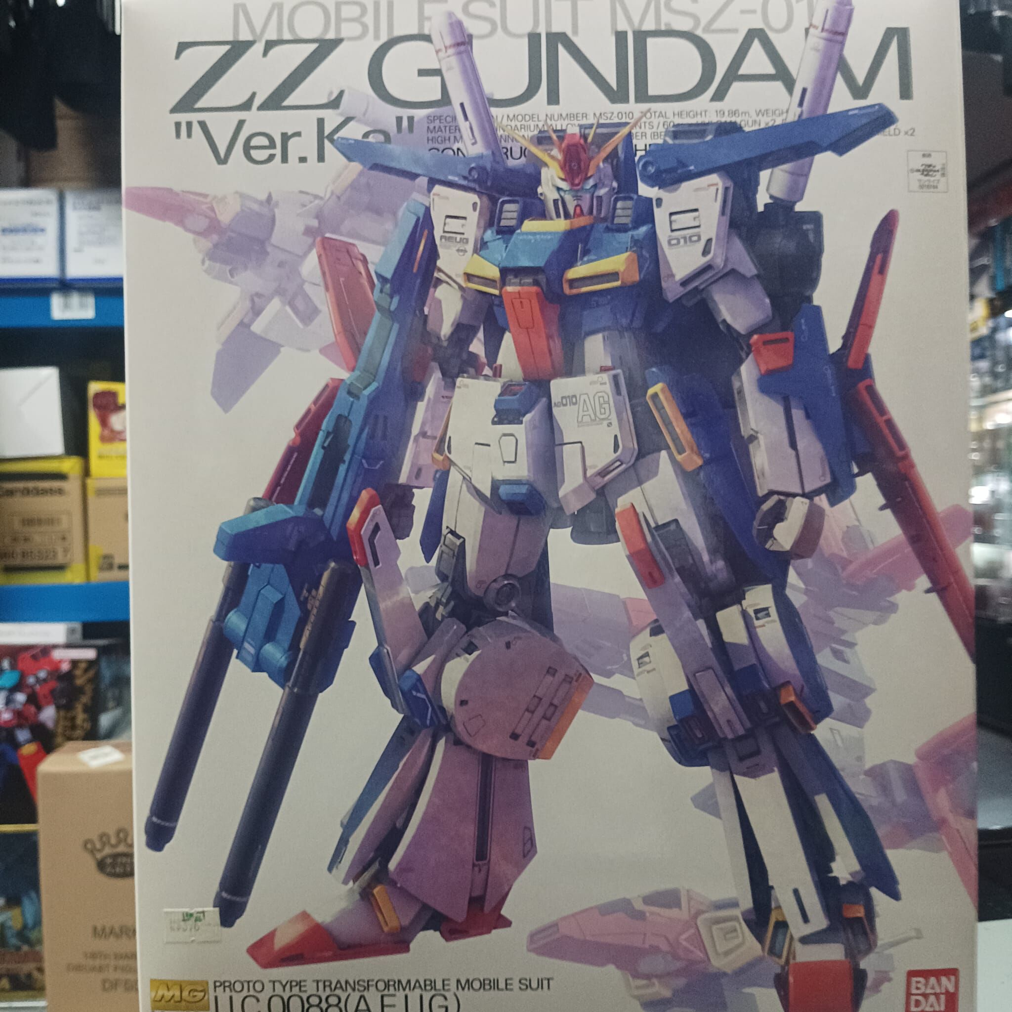 寄賣-GUNDAM-MG ZZ GUNDAM ver Ka