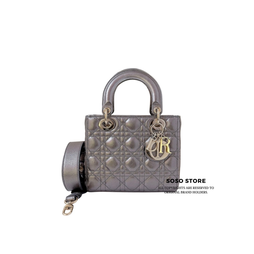 Lady Dior My ABCDIOR Bag Small - Grey / SHW