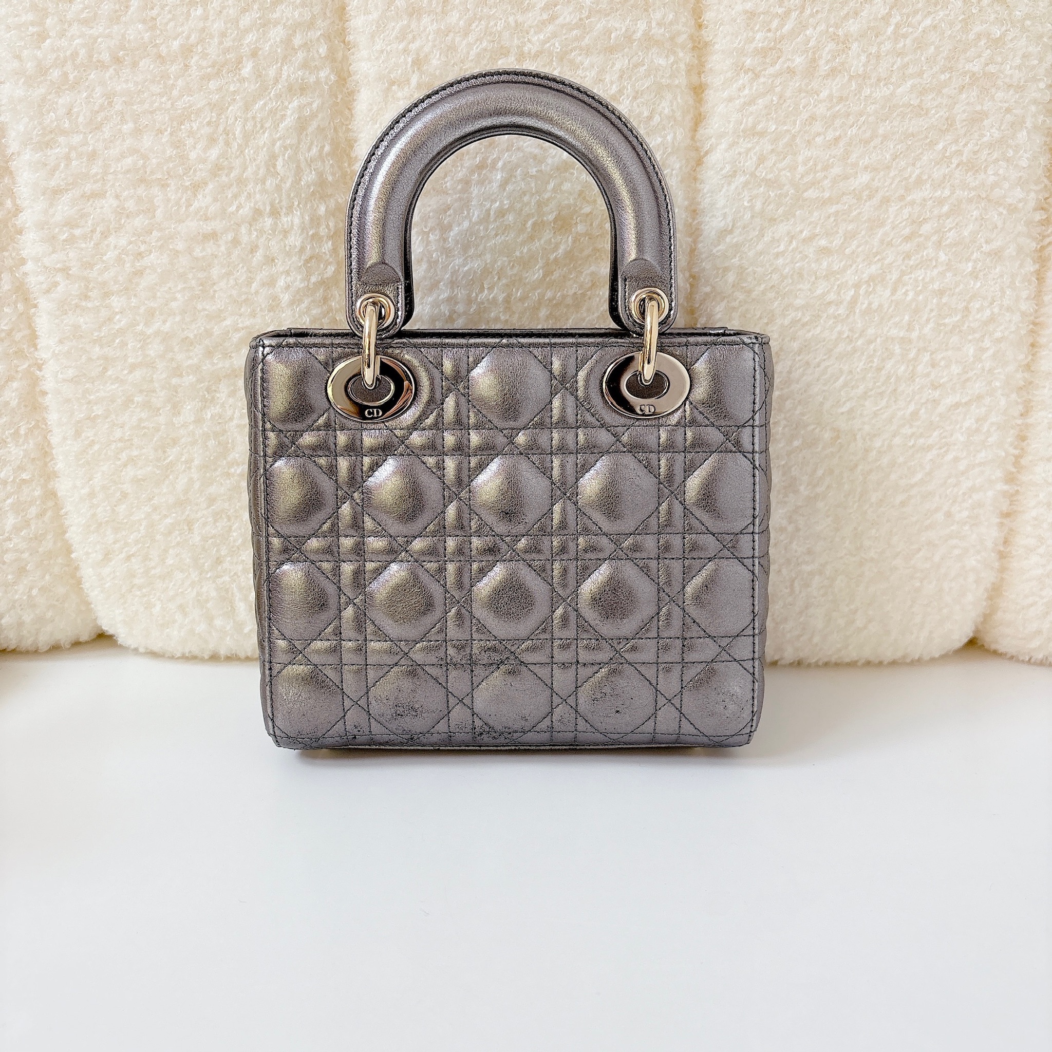Lady Dior My ABCDIOR Bag Small - Grey / SHW
