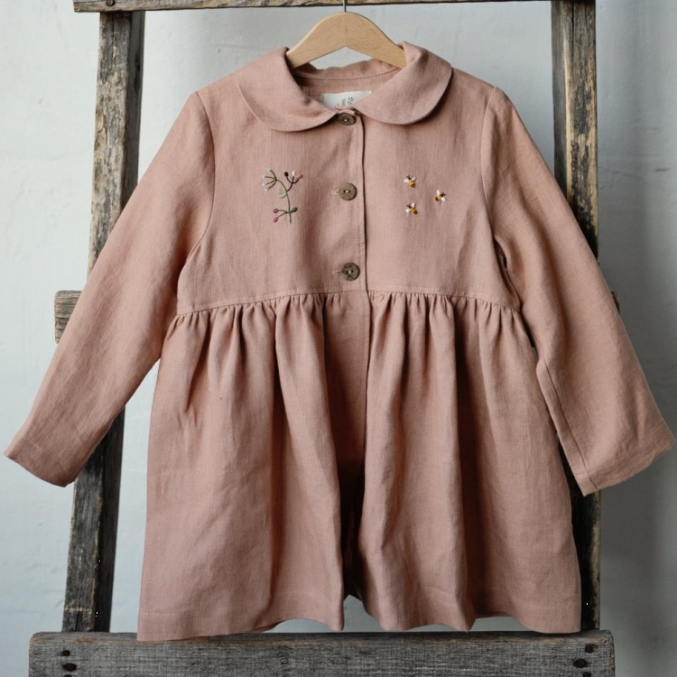 (預購)ALL THE BEAUTIFUL LINEN 手工荷葉擺外套 RUFFLE COAT