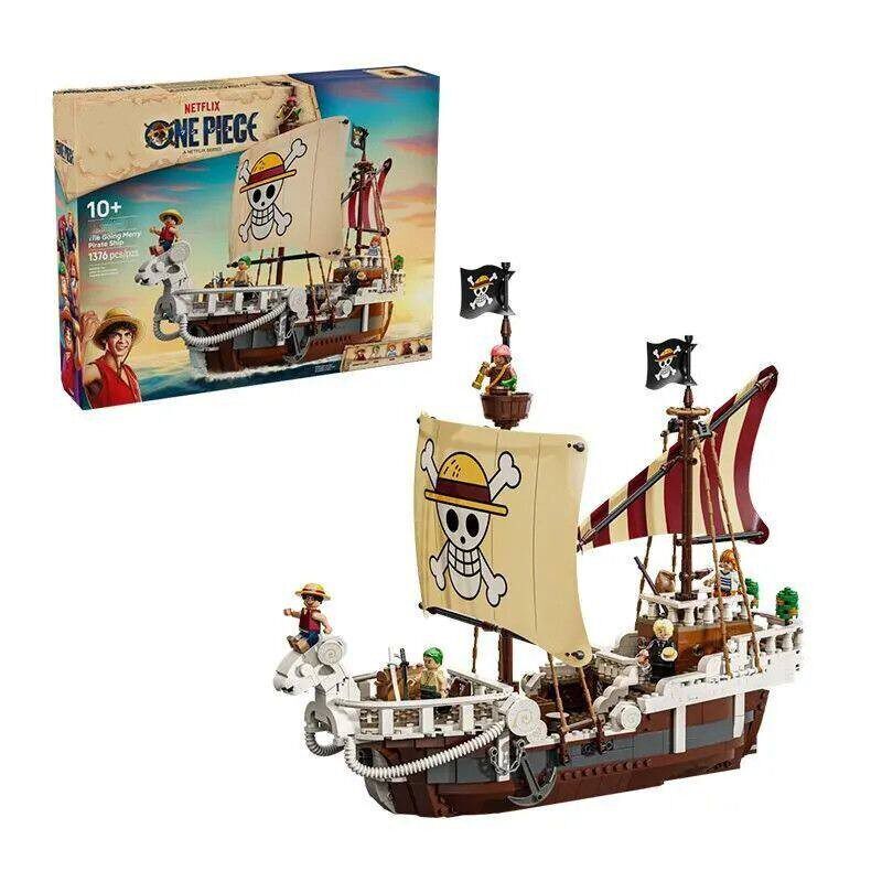 One Piece The Going Merry Pirate Ship Building Set  Fit Lego NO BOX NA021