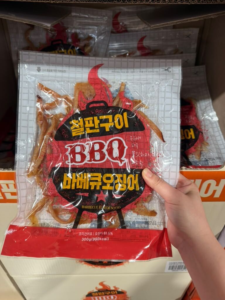 【直播】Shinhan F&B LX0610802 鐵板烤肉風味 BBQ 魷魚