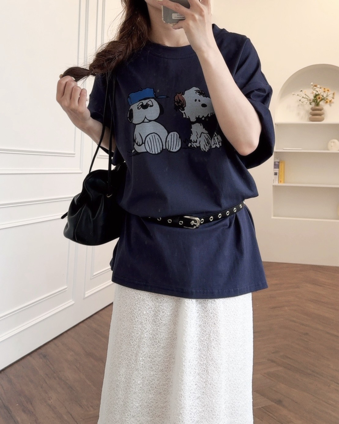 法朵Fado shop｜發呆史努比歐拉夫oversize短T  0215159 四色
