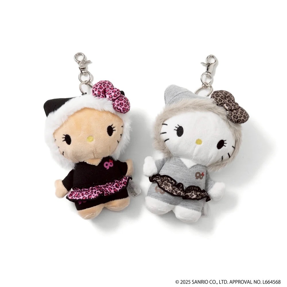 #現貨 日本正版 9090 girl × HELLO KITTY 聯名Gal Kitty 鑰匙圈吊飾