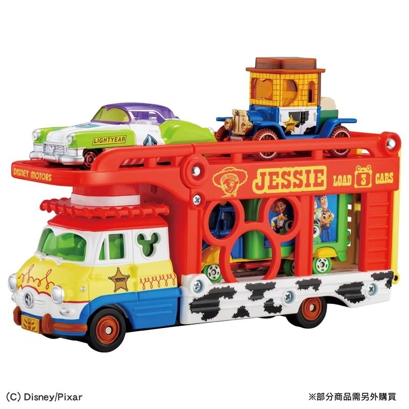 《 TAKARA TOMY 》 玩具總動員5 迪士尼小汽車運輸車-翠絲