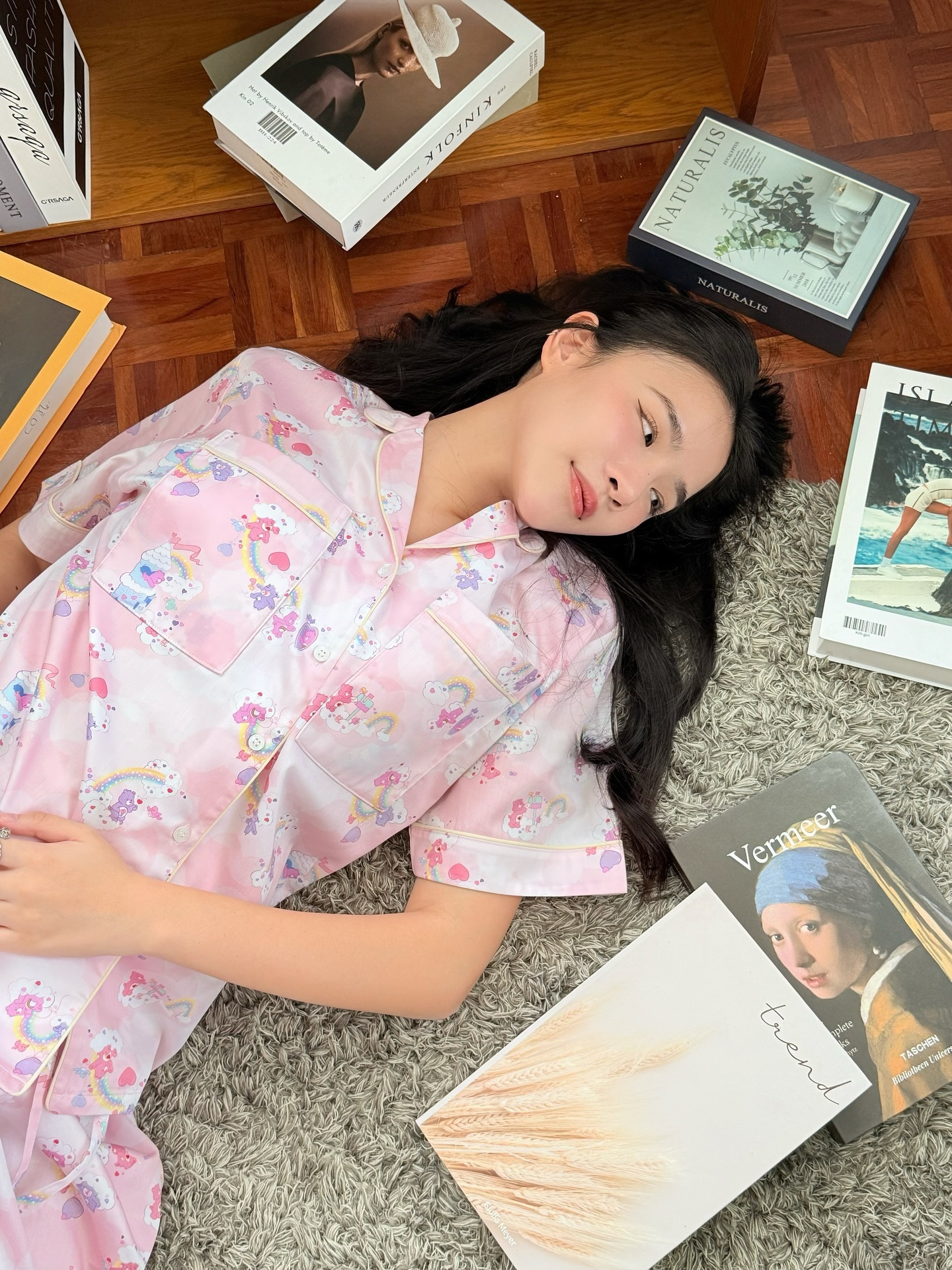 <正版授權❗> 泰國品牌 Slip to Sleep 夏日睡衣 Care Bears 愛心小熊/彩虹熊系列 短褲套裝 四款