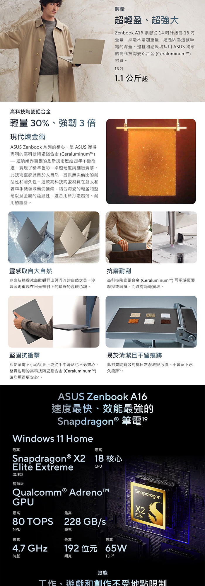 UX3607QA-0052D26100陶瓷鋁合金外殼