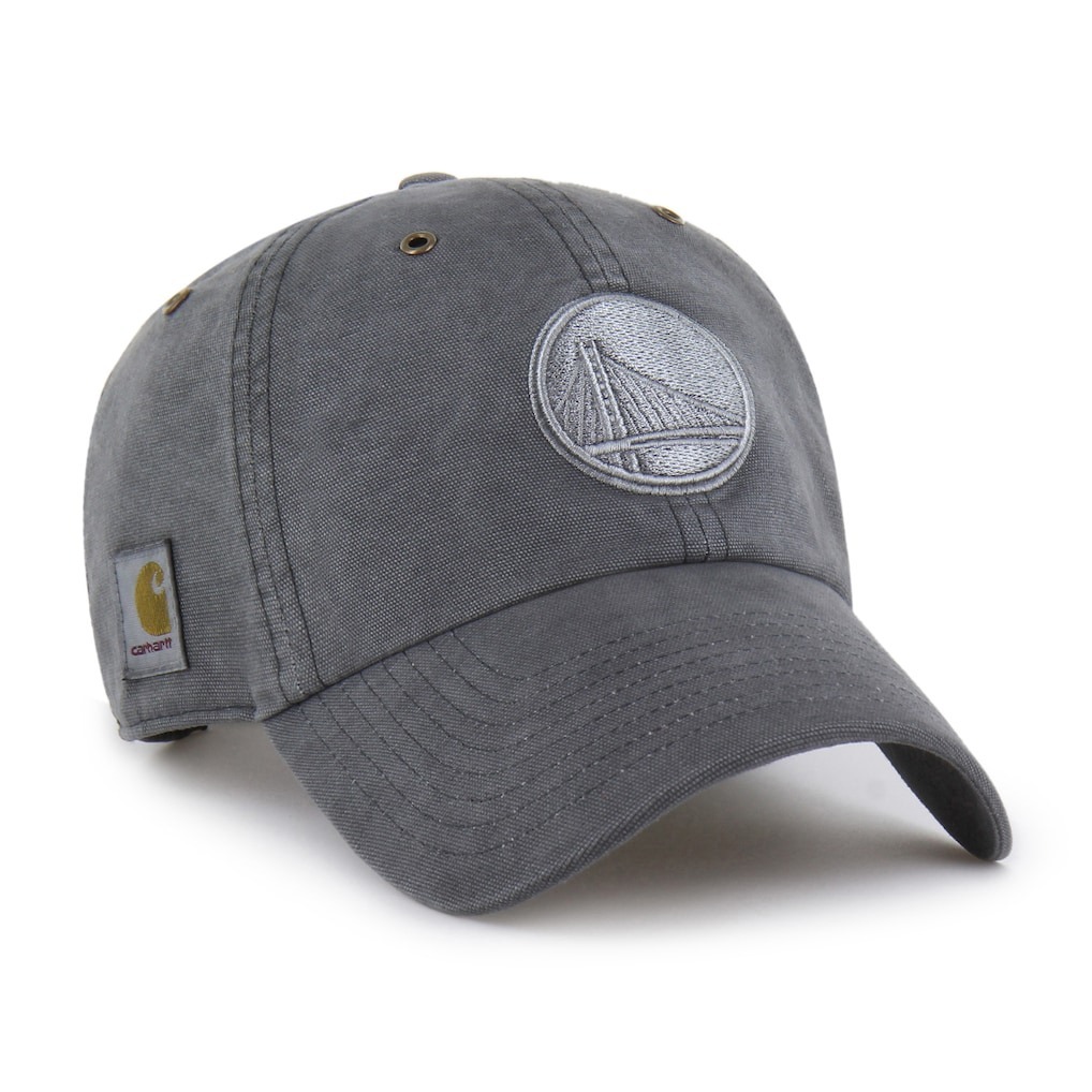 MLB帽子 Golden State Warriors 金州勇士鐵灰 聯名 老帽 Carhartt x '47 Clean Up 可調式 全新