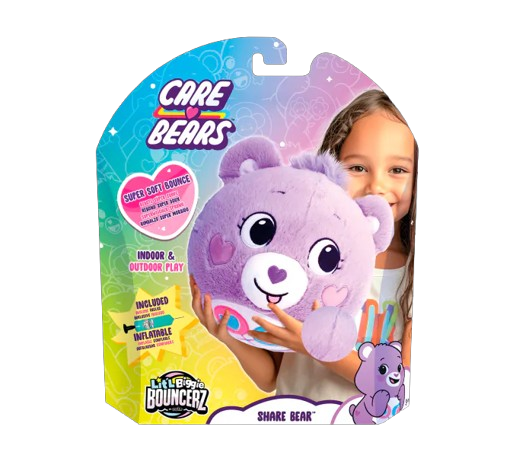 Lit'l Biggie Bouncerz- Care Bears 紫色彈力球 (盒裝)