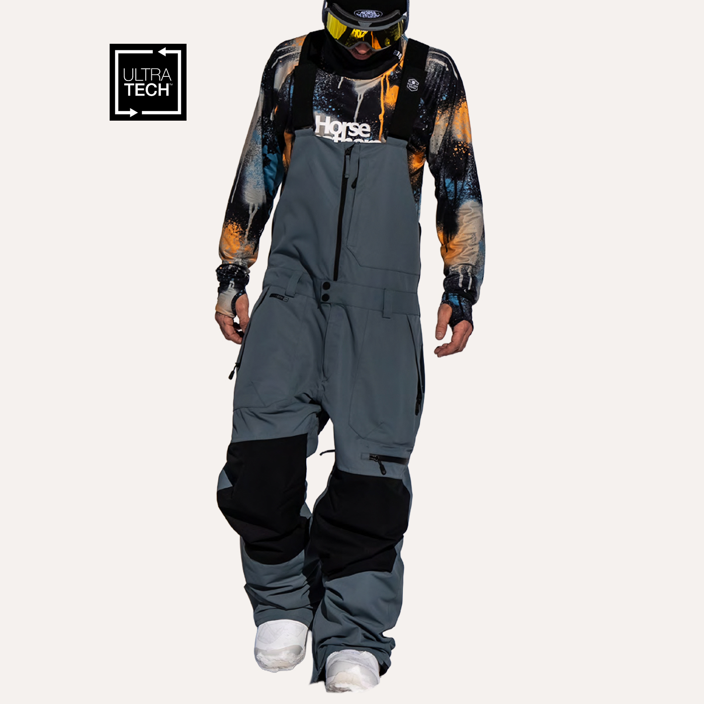 男款防水透氣滑雪吊帶褲 (15K/15K)_BERETT PANTS
