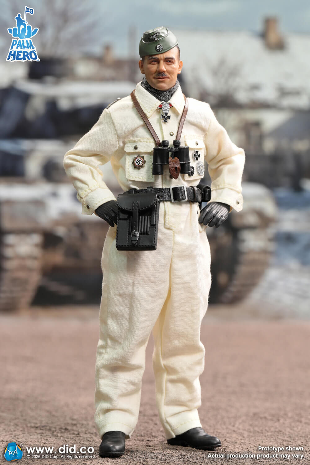 [訂金]  (本地包郵) DID XD80041 1/12 WWII German SS Commander - Kurt Meyer