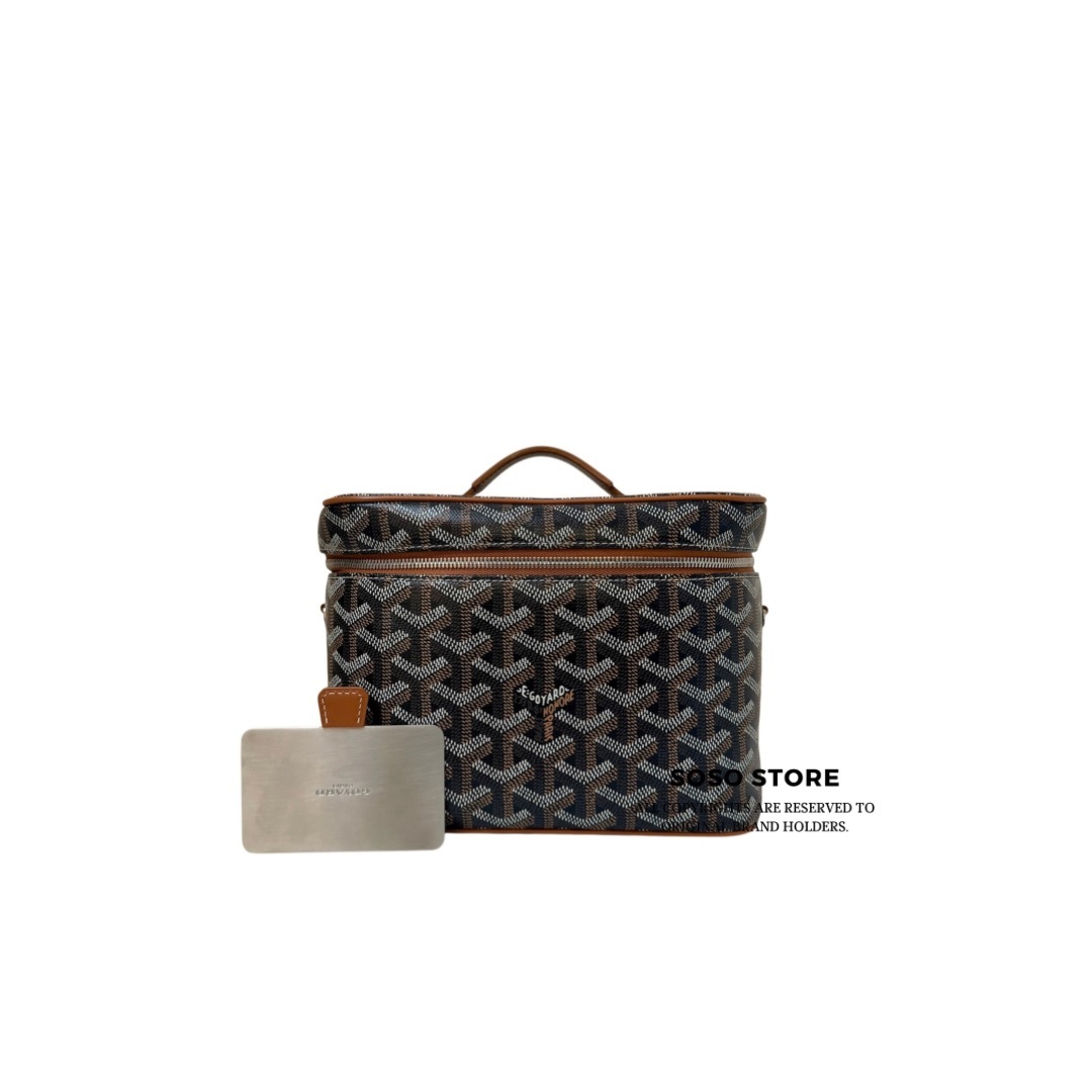 Goyard Muse Vanity Case - Black Gold / SHW
