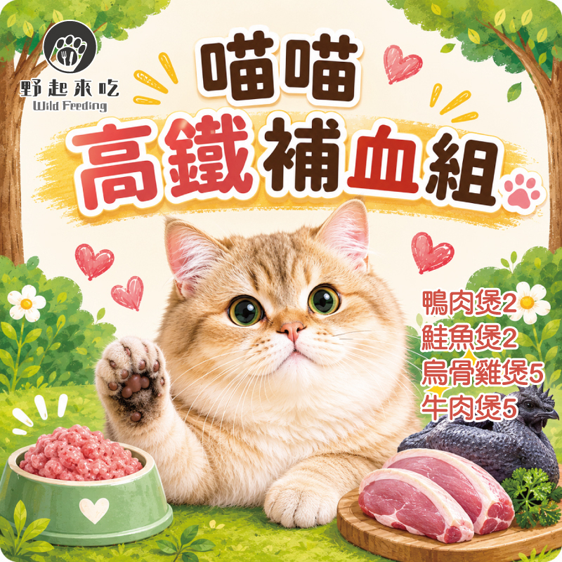 喵喵高鐵補血組(4種口味共14包)