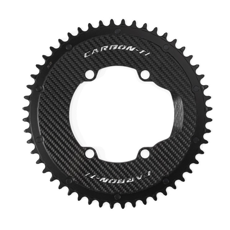 Carbon-Ti X-SingleCarbon BCD110x4 碳纖公路齒片