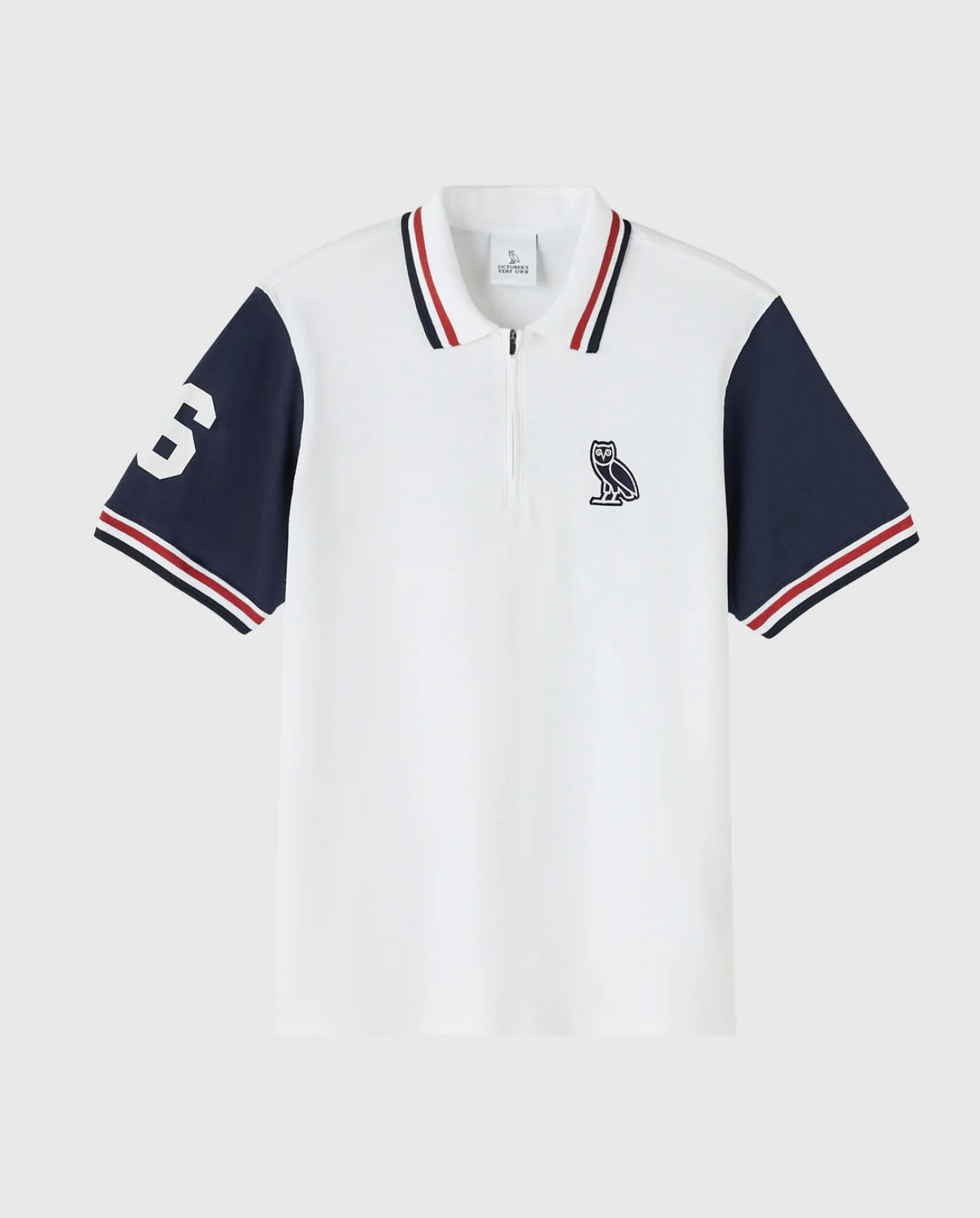 OVO GOLF 1/4拉鍊短袖 Polo (WHITE)