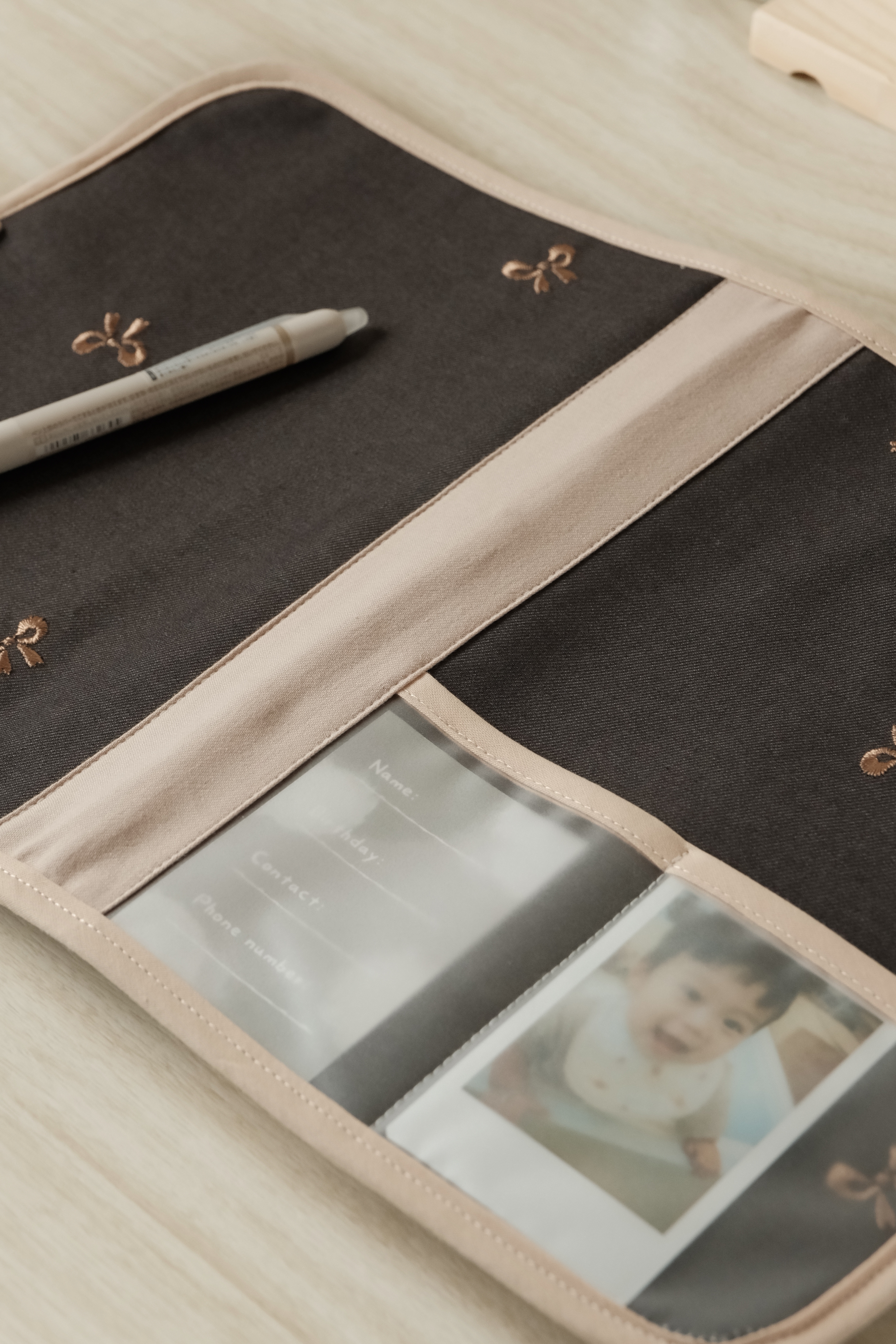 Hi Y.P store-微日子手冊衣-刺繡蝴蝶結