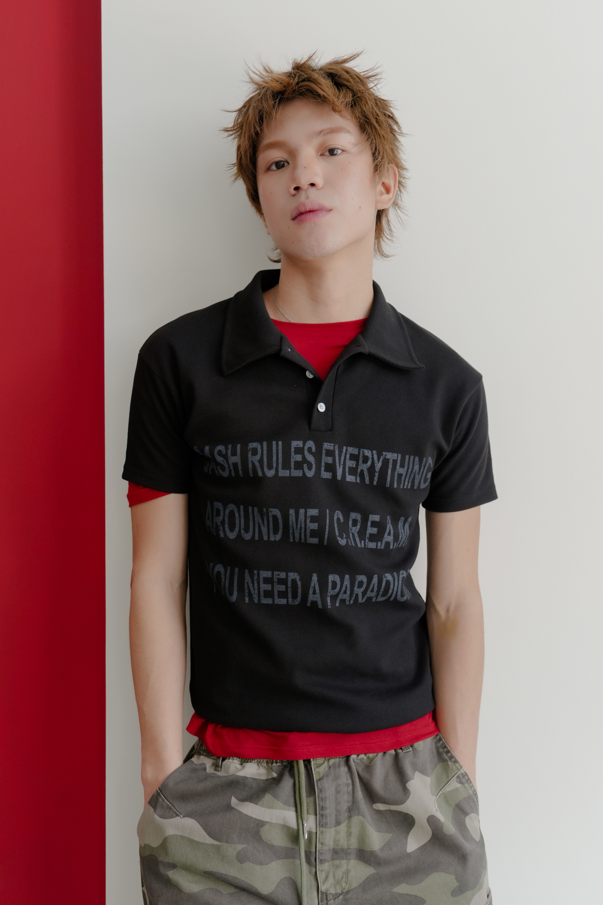 C.R.E.A.M. slim knit #上衣