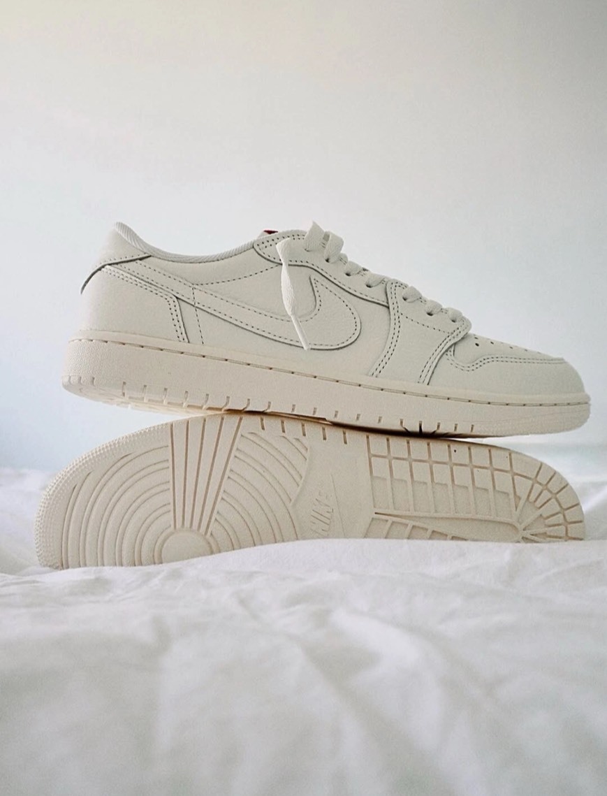 NIKE AIR JORDAN 1 RETRO LOW OG 'Sail' AJ1 奶白 皮革 經典 復古 運動 休閒鞋 HQ6998100