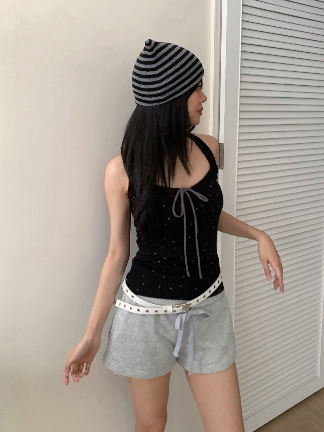 G88星星掛脖綁帶胸墊背心