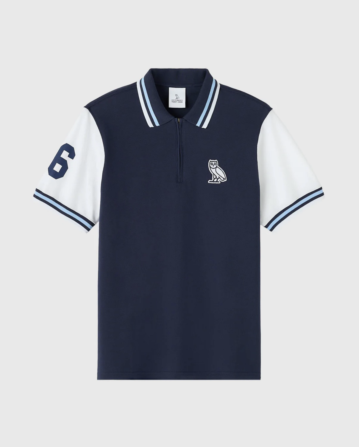 OVO GOLF 1/4拉鍊短袖 Polo (NAVY)