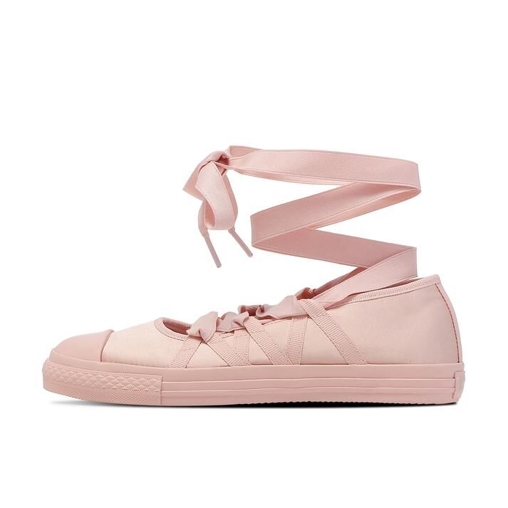 Converse AS LP Pumps BL OX 日本限定 櫻花粉 粉紅 緞帶 瑪莉珍鞋 31319050